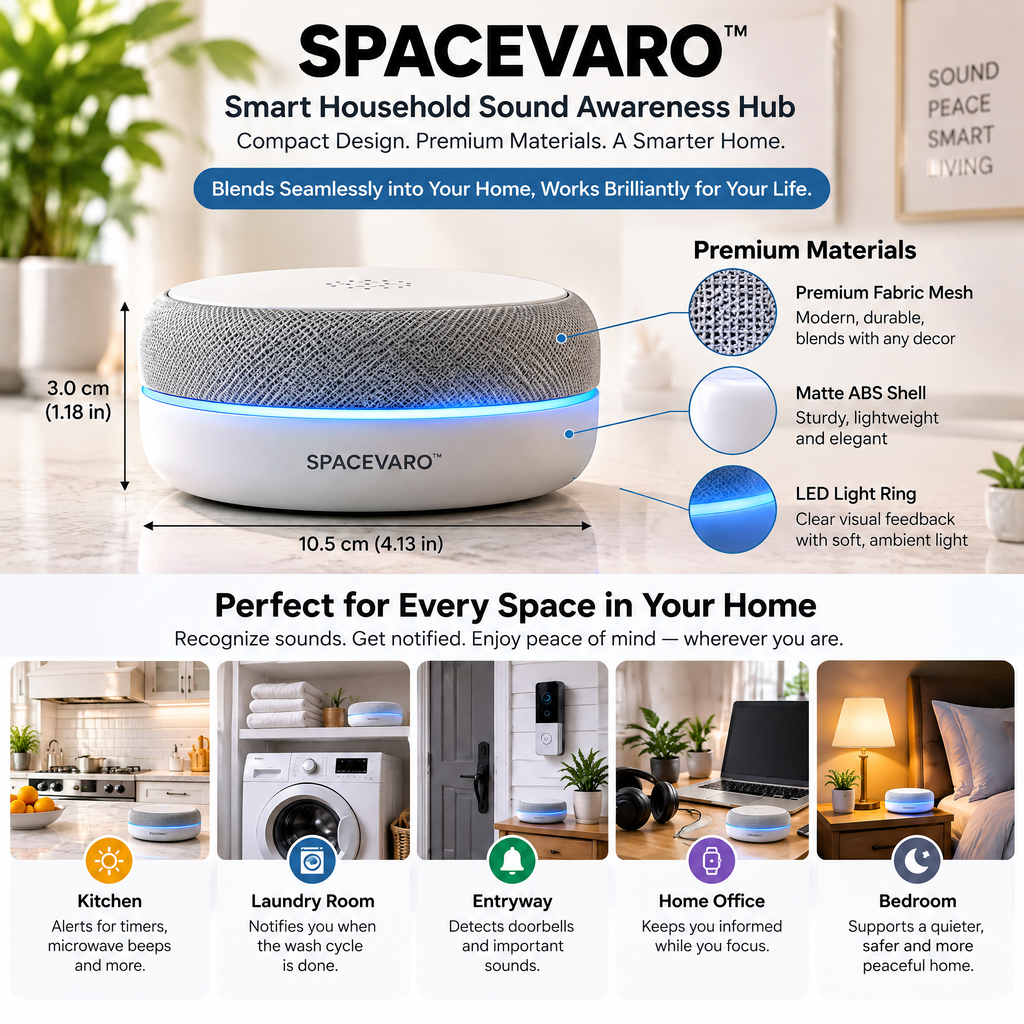 SPACEVARO™ Smart Household Sound Awareness Hub